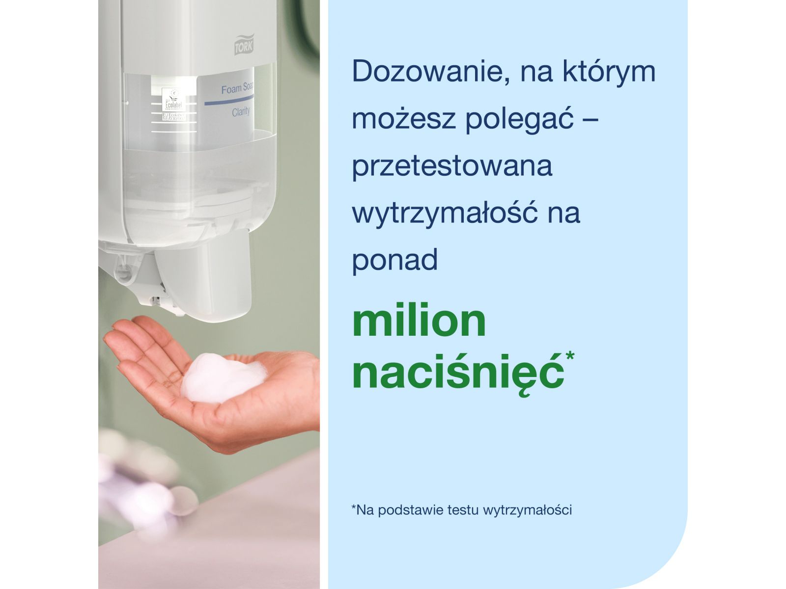 Dozownik mydła pianki MINI S5 TORK 565200 WHITE 525 ml